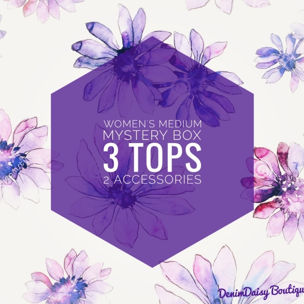 $75 Medium Mystery Box | Women's Size Med 6, 8, 10